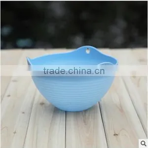 Home Garden Plastic Flower Pot Hanging Planter With Iron Chain thumbnail-6