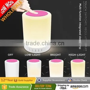 High Quality Music Mini Portable Bluetooth Speaker With LED Lamp thumbnail-2