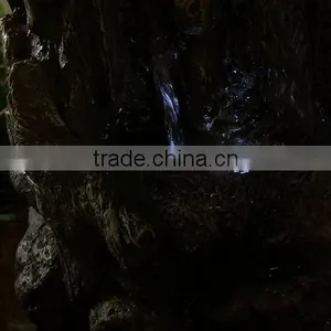 Hollowed Log Tabletop Water Fountain With LED Light thumbnail-5