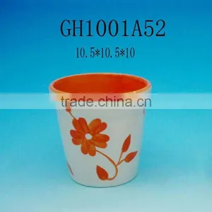 HANDPAINTING CERAMIC FLOWER POTS PORCELAIN FLOWERPOT DECORATION thumbnail-1