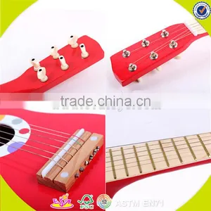 Wholesale Kids Wooden Guitar Toy High Quality Baby Wooden Guitar Toy Cheap Children Wooden Guitar Toy W07H037 thumbnail-5