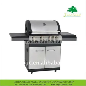 4-Burner Stainless Steel Gas Grill thumbnail-1