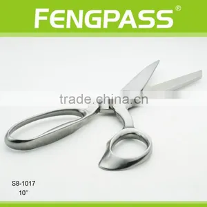 S8-1017 25cm 2Cr13 Stainless Steel Blade With Zinc Alloy Handle Scissors For Cutting Scissors thumbnail-3