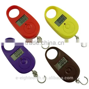 2016 New Arrival Hot Sale 25Kg/5g Mini Digital Hanging Hook Luggage Scale thumbnail-1
