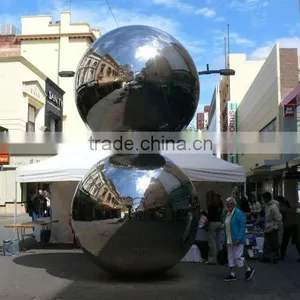 New Finished Inflatable Mirror Ball Decorative Silver Ball for Factory Price thumbnail-3