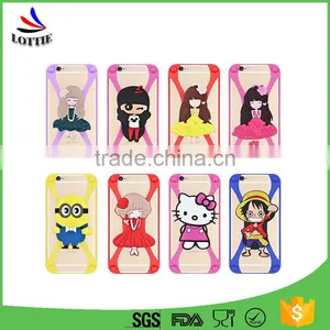 High Quality Universal Silicone Phone Holder Silicone Cover Ultra-Thin Phone Case for Iphone 6 Case Custom thumbnail-5