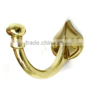The Original Brass Coat Hook thumbnail-1
