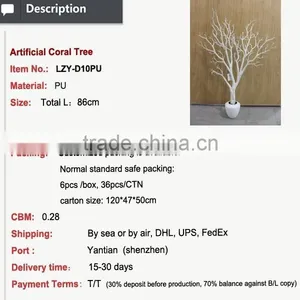 Factory Direct Hot Sell Artificial Dry Tree Branch Wedding Centerpieces Coral Tree thumbnail-2