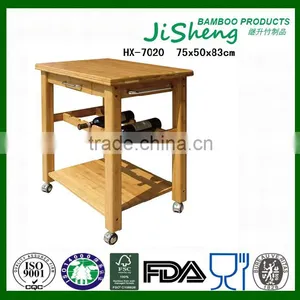 2012 New Style Bamboo Dining Cart thumbnail-1