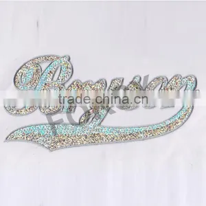 Crystal Sequins Rhinestone Outline Hotfix Transfer Bryson thumbnail-1