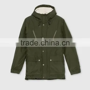 Custom Warm Fur-collar Jacket Winter Coat Wholesale Men Parka Jackets thumbnail-3