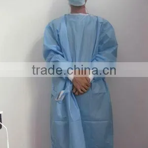 CE&ISO Approved Disposable Sterile Lab, Hospital , Doctor, Nurse , Overall Gown thumbnail-1