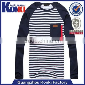 New Arts and Crafts Stripe 100% Cotton Men Fancy t Shirts Manufacturers thumbnail-1