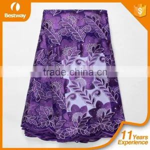 Popular Straw Pattern French Lace Fabric African Wedding Dress French Lace FL0249 thumbnail-1