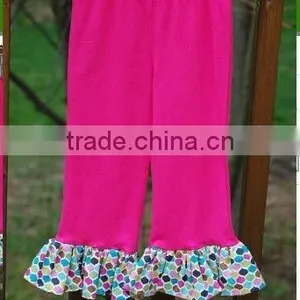 New Fashion Girls Jean Ruffle Pants,children's Demin Jeans Pants With Ruffle thumbnail-4