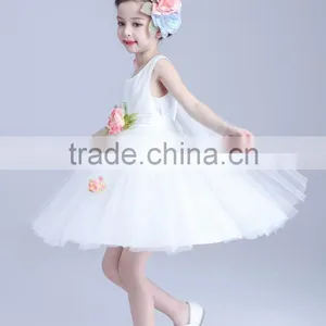 2017 Dress for Children With Customizable Sash Child White Angel Dresses thumbnail-2