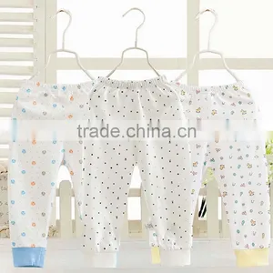 Wholesale Sweet Baby Pants High Quality Organic Cotton Baby Leggings Pants thumbnail-2