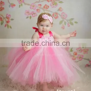 New Wholesale Custom Made Baby Girls Handmade Tutu Dress for Girls thumbnail-5