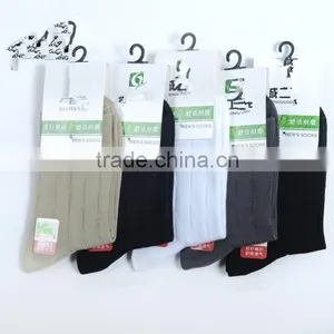 Zm40617b Winter New Model Warm Men Cotton Stocking Man Pure Color Socks thumbnail-2