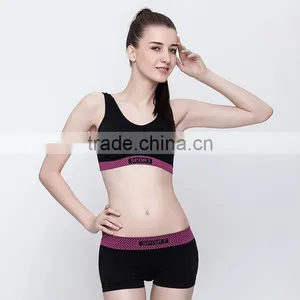 Factory Provide New Style Seamless Cotton Bra and Panties Set thumbnail-1