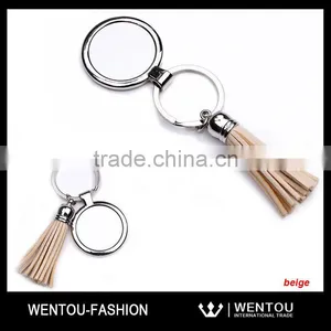 Vintage Gift Monogram Tassel Preppy Keychain thumbnail-1