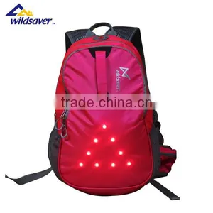 Flashing Waterproof LED Light Safety Hiking Backpack thumbnail-1