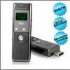 USB Retractable Sound Activation Voice Recorder With Password Setting Function 4GB thumbnail-1