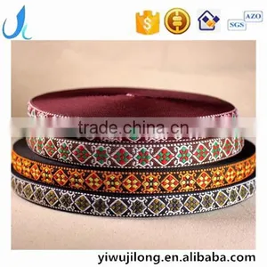 African Lace Fabric Jaquard Ethnic Lace for Dress Embroidery Decorative Trim for Garments thumbnail-1