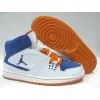 Comfortable Shoes For Women Jordan 1 Retro Yellow Blue Whie thumbnail-1
