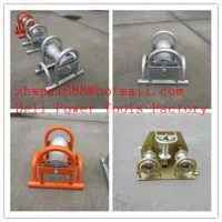 Cable Roller Galvanized Cable Roller With Ground Plate thumbnail-1