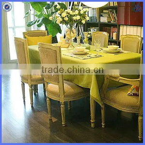 Green Washable Cotton Table Cloth thumbnail-1