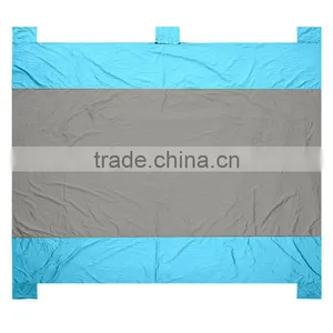 Parachute Nylon Waterproof & Sandproof Ripstop Ultra Light Big & Compact Beach Mat thumbnail-2