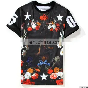 High Quality 100% Cotton Fashion Costom T-shirt for Men thumbnail-6