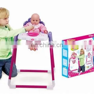 Kids Colorful Plastic Rocking Horse Toys, Riding Horse Set With Doll And Music thumbnail-3