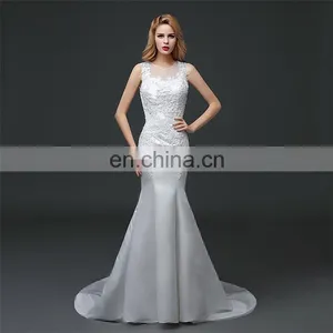 HS1609 2016 Latest Mermaid Long Train Bridal Wedding Dress Ball Gown thumbnail-1