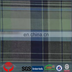 Wholesale Check Linen Cotton Blend Plaid Fabric thumbnail-1