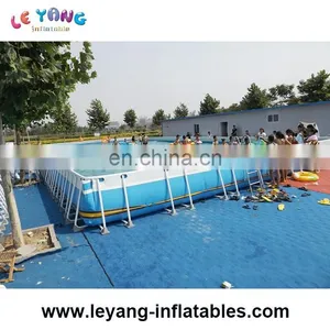 Best Popular Portable Swimming Pools With Metal Frame for Kids and Adults Summer Games thumbnail-1