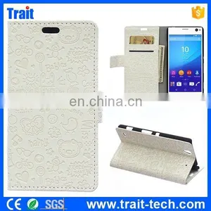 Hot New Products for 2015 Leather Case for Sony Xperia C4,leather Case Mobile thumbnail-3