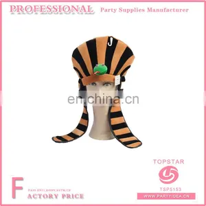 Sequine Strange Shape Halloween Hat With Red Big Plush Fabric Decorated Horn for Festival thumbnail-2