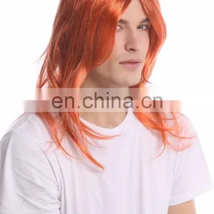 Carnival Men's Orange Party Wigs MW-007 thumbnail-3