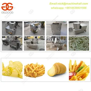 Factory Semi-automatic Potato Chips Making Line/Hot -sale Potato Chips Making Line/High Quality Potato Chips Making Line thumbnail-1