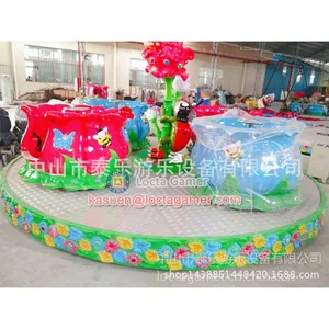Zhongshan Amusement Kiddie Rides Rotating Revolving Rose Cup Coffee Cup thumbnail-4