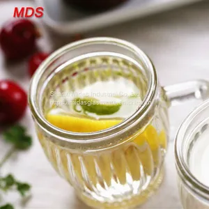 New Style 150ml Vertical Glass Pudding Cup With Handle thumbnail-4