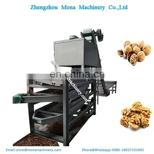 Automatic Walnut Shell Breaker Removal Cracker Shelling Pecan Nut Sheller Black Walnut Cracking Machine thumbnail-2