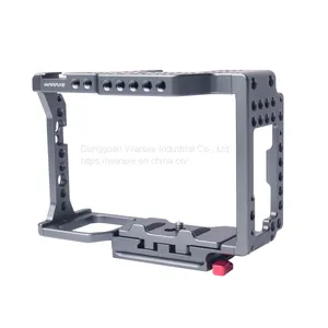 WARAXE CAMERA QUICK RELEASE CAGE FOR SONY A7 & A7S & A7R & A7R II & A7S II (GREY) 2720 thumbnail-1