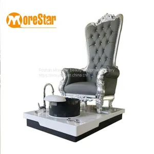2020 Nails Salon Equipment Luxury Manicure Set Cheap King Throne Pedicure Foot Spa Chair thumbnail-1