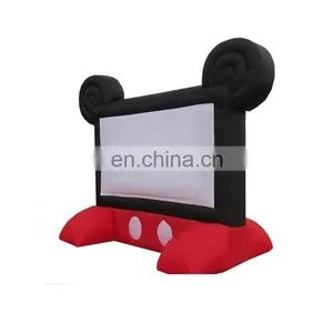 2020 Best Selling Home Blow Up Theater Screen Backyard Inflatable Movie Projector Screen for USA thumbnail-2