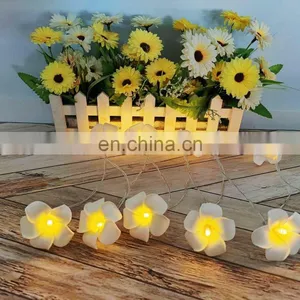 LED Frangipani Flower String Light Fairy Light For Home Party Wedding Decoration thumbnail-1