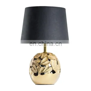 Modern Ceramic Table Lamp Luxury and China Desk Lamp With Flower Pattern thumbnail-4