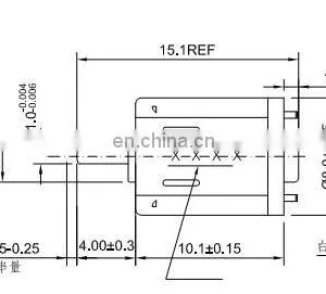 Precision Metal Brush 1.5-3V High Speed DC Miniature Motors K10 thumbnail-3